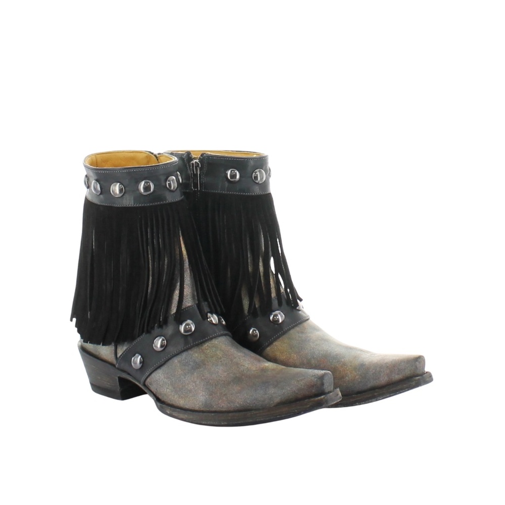 Milan Fringes Black- Old Gringo Cowboy Boots